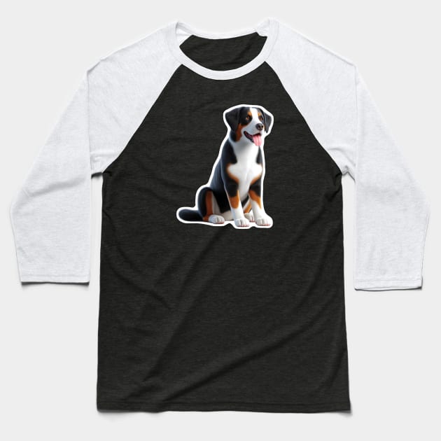 Appenzeller Sennenhund Baseball T-Shirt by millersye